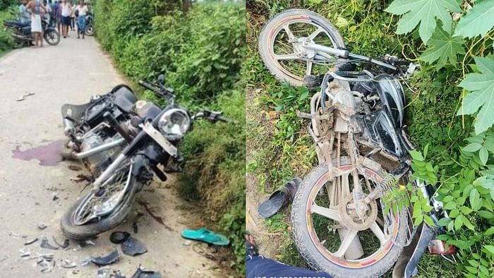 आमने-सामने से भिड़ी थीं दो बाइक