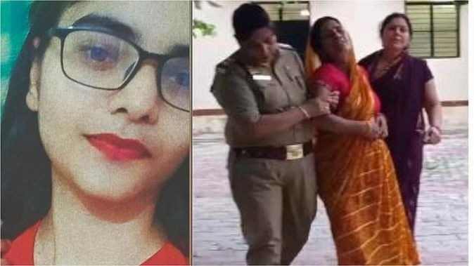 रानू का फाइल फोटो और विलाप करती मां - फोटो