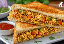 Photo of Paneer Sandwich Recipe : सुबह के नाश्ते में झटपट बनाएं स्वादिष्ट पनीर भुर्जी सैंडविच आसान विधि
