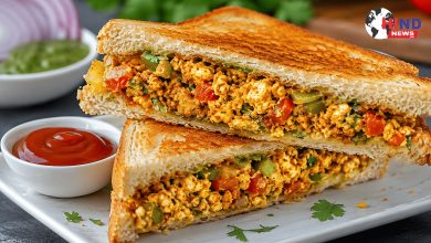 Photo of Paneer Sandwich Recipe : सुबह के नाश्ते में झटपट बनाएं स्वादिष्ट पनीर भुर्जी सैंडविच आसान विधि