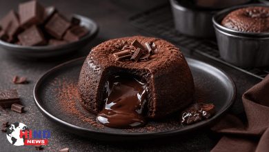 Photo of Choco Lava Cake : बिना ओवन गैस पर बनाएं बेकरी जैसा चोको लावा केक आसान स्वादिष्ट रेसिपी घर