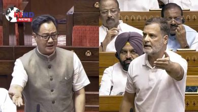 Photo of Parliament Talks : रिजिजू और राहुल गांधी की फिर बातचीत, संसद गतिरोध खत्म करने पर बनी सहमति की पहल