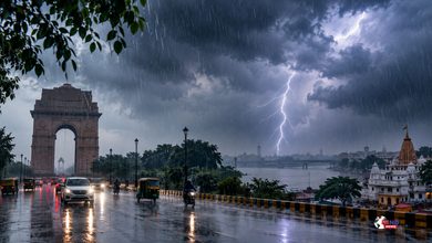 Photo of Rain Alert : दिल्ली यूपी बिहार समेत कई राज्यों में आज बारिश आंधी और बिजली गिरने का अलर्ट जारी