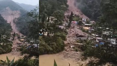 Photo of Sikkim Landslide : सिक्किम में भारी भूस्खलन से तबाही, कई घर क्षतिग्रस्त, गांव की ओर बहा पहाड़ी मलबा
