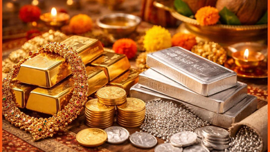 Photo of Gold Silver Price Today: महानवमी पर सोना-चांदी चमके, गोल्ड ₹1.48 लाख के पार, जानें आज के ताजा भाव