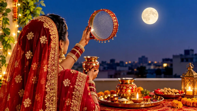 Photo of Karwa Chauth 2026 Moon Rise Time Today: दिल्ली में रात 8:17, लखनऊ में 8:06 बजे निकलेगा चांद, जानें नोएडा-जयपुर का समय